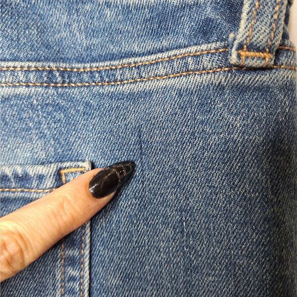 Old Navy OG Straight High Rise Jeans 22 Medium Wash Secret Smooth Pockets Plus - Picture 7 of 8